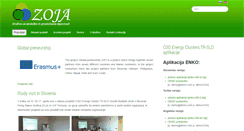 Desktop Screenshot of drustvo-zoja.si